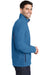 Port Authority F233 Mens Summit Full Zip Fleece Jacket Regal Blue/Navy Blue Side