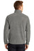 Port Authority F234 Mens Heather Microfleece 1/4 Zip Sweatshirt Pearl Grey Back