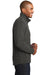 Port Authority F235 Mens Heather Microfleece Full Zip Sweatshirt Charcoal Black Side