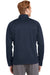Sport-Tek F243 Mens Sport-Wick Moisture Wicking Fleece 1/4 Zip Sweatshirt Navy Blue Back