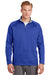 Sport-Tek F243 Mens Sport-Wick Moisture Wicking Fleece 1/4 Zip Sweatshirt Royal Blue Front
