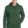 Sport-Tek Mens Sport-Wick Moisture Wicking Fleece Hooded Sweatshirt Hoodie - Forest Green