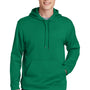 Sport-Tek Mens Sport-Wick Moisture Wicking Fleece Hooded Sweatshirt Hoodie - Kelly Green