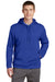 Sport-Tek F244 Mens Sport-Wick Moisture Wicking Fleece Hooded Sweatshirt Hoodie Royal Blue Front