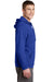 Sport-Tek F244 Mens Sport-Wick Moisture Wicking Fleece Hooded Sweatshirt Hoodie Royal Blue Side