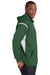 Sport-Tek F246 Mens Tech Moisture Wicking Fleece Hooded Sweatshirt Hoodie Forest Green/White Side