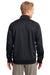 Sport-Tek F247 Mens Tech Moisture Wicking Fleece 1/4 Zip Sweatshirt Black Back