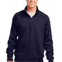 Sport-Tek Mens Tech Moisture Wicking Fleece 1/4 Zip Sweatshirt - True Navy Blue