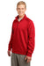 Sport-Tek F247 Mens Tech Moisture Wicking Fleece 1/4 Zip Sweatshirt Red Side