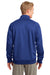 Sport-Tek F247 Mens Tech Moisture Wicking Fleece 1/4 Zip Sweatshirt Royal Blue Back
