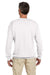Hanes F260 Mens Ultimate Cotton PrintPro XP Crewneck Sweatshirt White Back