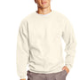 Hanes Mens Ultimate Cotton PrintPro XP Pill Resistant Crewneck Sweatshirt - Natural