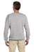 Hanes F260 Mens Ultimate Cotton PrintPro XP Crewneck Sweatshirt Light Steel Grey Back