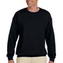 Hanes Mens Ultimate Cotton PrintPro XP Pill Resistant Crewneck Sweatshirt - Black