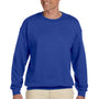 Hanes Mens Ultimate Cotton PrintPro XP Pill Resistant Crewneck Sweatshirt - Deep Royal Blue