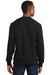 Sport-Tek F280 Mens Fleece Crewneck Sweatshirt Black Back