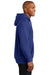 Sport-Tek F281 Mens Fleece Hooded Sweatshirt Hoodie Royal Blue Side