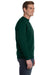Gildan G120 Mens DryBlend Moisture Wicking Fleece Crewneck Sweatshirt Forest Green Side