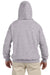 Gildan G125 Mens DryBlend Moisture Wicking Hooded Sweatshirt Hoodie Sport Grey Back