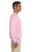 Gildan G180 Mens Fleece Crewneck Sweatshirt Light Pink Side
