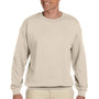 Gildan Mens Fleece Crewneck Sweatshirt - Sand