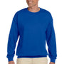 Gildan Mens Pill Resistant Fleece Crewneck Sweatshirt - Royal Blue