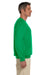 Gildan G180 Mens Fleece Crewneck Sweatshirt Irish Green Side