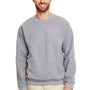 Gildan Mens Fleece Crewneck Sweatshirt - Heather Graphite Grey
