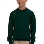 Gildan Youth Fleece Crewneck Sweatshirt - Forest Green