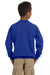 Gildan G180B Youth Fleece Crewneck Sweatshirt Royal Blue Back