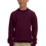 Gildan Youth Fleece Crewneck Sweatshirt - Maroon