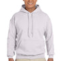 Gildan Mens Pill Resistant Hooded Sweatshirt Hoodie - Ash Grey