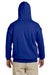 Gildan G185 Mens Hooded Sweatshirt Hoodie Royal Blue Back