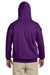 Gildan G185 Mens Hooded Sweatshirt Hoodie Purple Back