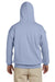 Gildan G185 Mens Hooded Sweatshirt Hoodie Light Blue Back