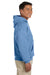 Gildan G185 Mens Hooded Sweatshirt Hoodie Carolina Blue Side