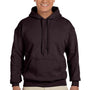 Gildan Mens Hooded Sweatshirt Hoodie - Dark Chocolate Brown