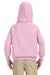 Gildan G185B Youth Hooded Sweatshirt Hoodie Light Pink Back