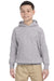 Gildan G185B Youth Hooded Sweatshirt Hoodie Sport Grey Front