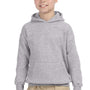 Gildan Youth Pill Resistant Hooded Sweatshirt Hoodie - Sport Grey