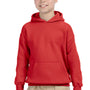 Gildan Youth Hooded Sweatshirt Hoodie - Red
