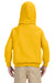 Gildan G185B Youth Hooded Sweatshirt Hoodie Gold Back