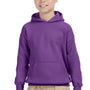 Gildan Youth Hooded Sweatshirt Hoodie - Purple