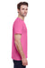 Gildan G200 Mens Ultra Short Sleeve Crewneck T-Shirt Azalea Pink Side
