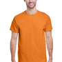 Gildan Mens Ultra Short Sleeve Crewneck T-Shirt - Tangerine Orange