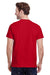 Gildan G200 Mens Ultra Short Sleeve Crewneck T-Shirt Cherry Red Back