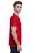 Gildan G200 Mens Ultra Short Sleeve Crewneck T-Shirt Cherry Red Side