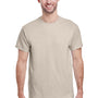 Gildan Mens Ultra Short Sleeve Crewneck T-Shirt - Sand