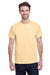 Gildan G200 Mens Ultra Short Sleeve Crewneck T-Shirt Vegas Gold Front