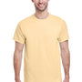 Gildan Mens Ultra Short Sleeve Crewneck T-Shirt - Vegas Gold